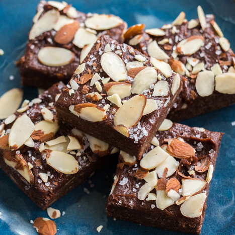 Raw Honey Almond Brownies