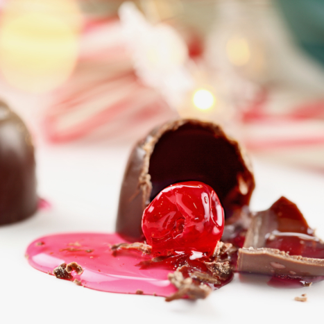 Chocolate Honey-Cherry Cordials