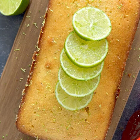 Honey Lime Pound Cake