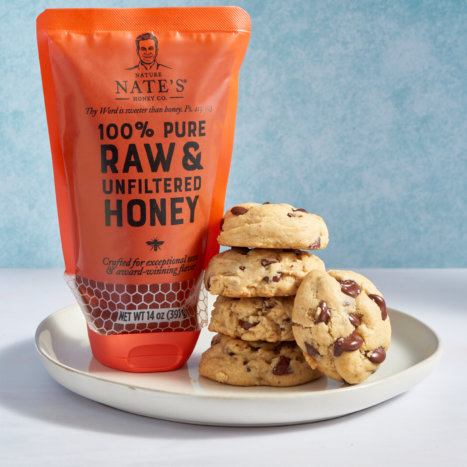 Honey Chocolate Chip Cookies