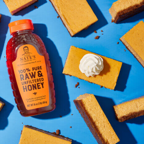 Honey Pumpkin Cheesecake Bars