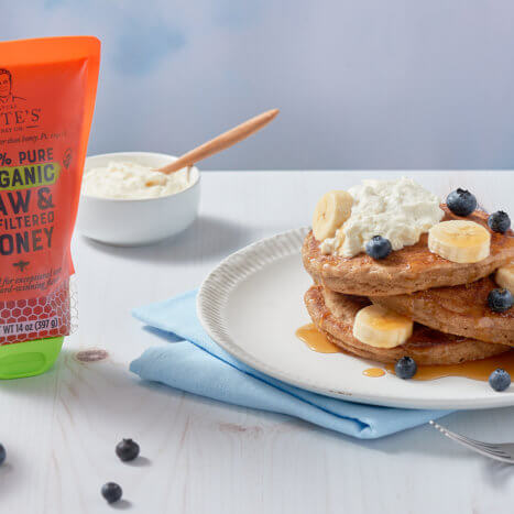 Honey Whole Grain Pancakes