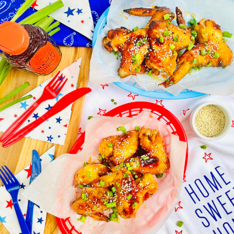 Honey-Sweetened Korean Chicken Wings