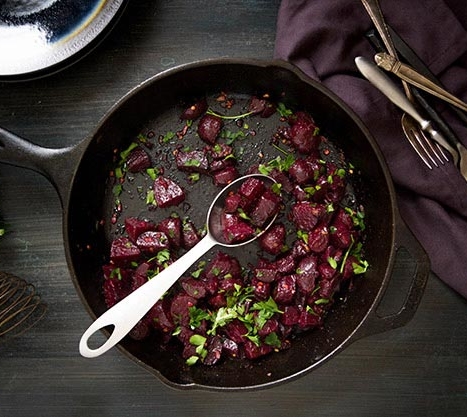 Honey Beets with Parsley Butter