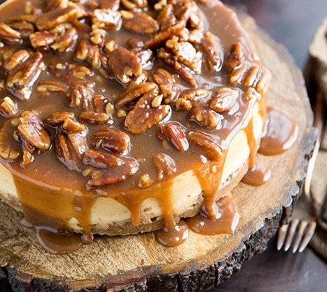 Butter Pecan Honey Cheesecake
