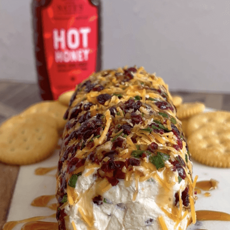 Hot Honey Cheese Log